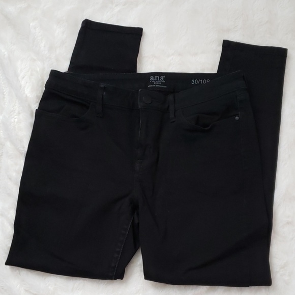 a.n.a Denim - Black denim jeggings